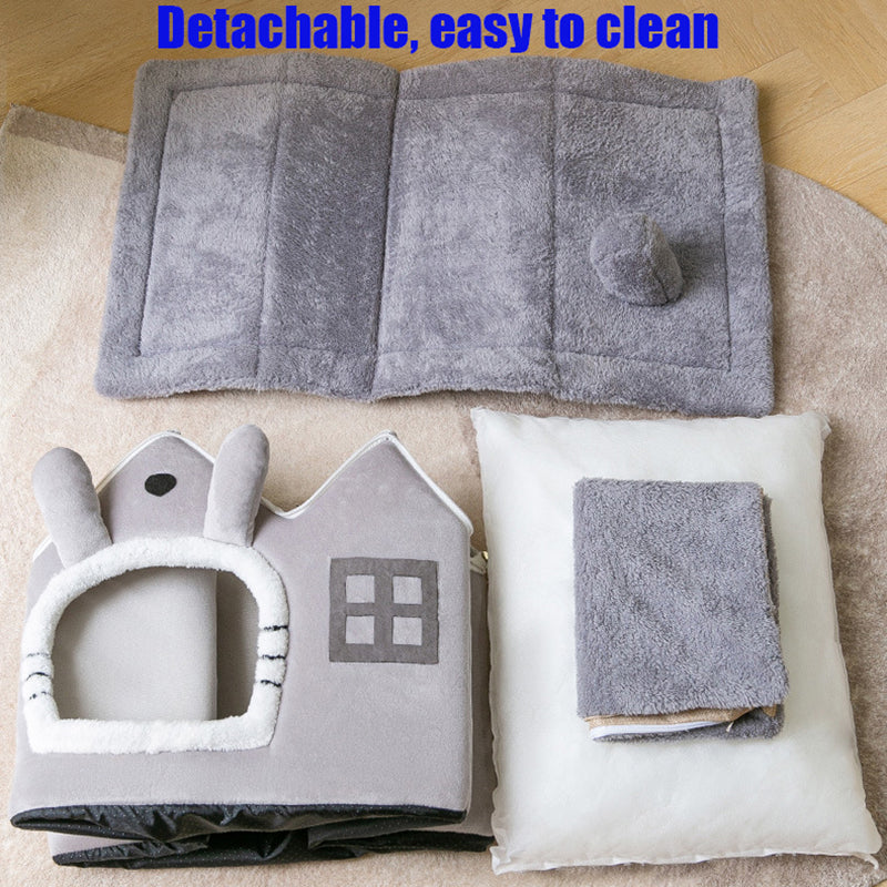 Detachable And Washable Dog House Four Seasons Universal Cat Litter